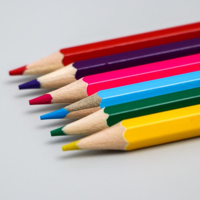 Карандаши цветные, 6 цветов Frozen, Холодное сердце - фото 798841048