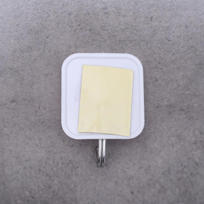 Набор крючков на липучке «Астры» , 2 шт, цвет МИКС - фото 798841211