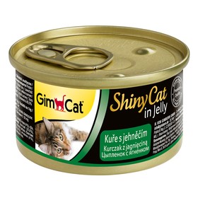 Консервы GIMCAT ShinyCat для кошек, из цыпленка с ягненком, 70 г