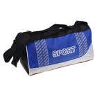 Сумка спортивная Sport, 1 отдел, регулируемый ремень, цвет сине-черный