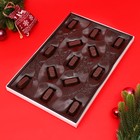 Шоколадное ассорти «С новым годом» пенал фиолетовый 200 г 5417814