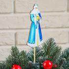 Топпер деревянный, 6.5×30 см "Новогодний. Дед Мороз", УФ-печать 5400605