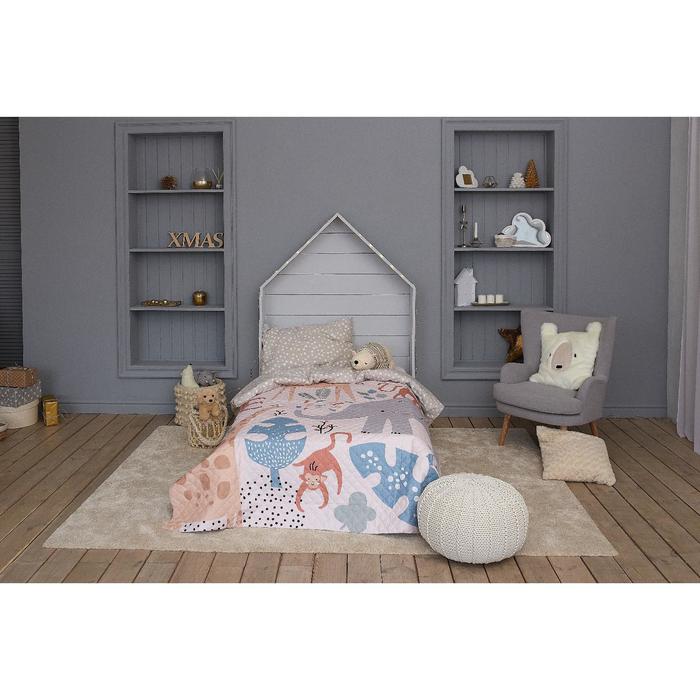 Покрывало "Этель" 2 сп Сафари, 180*220 см, микрофибра - фото 798845059