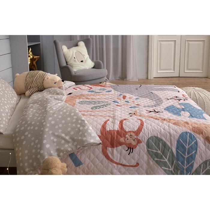 Покрывало "Этель" 2 сп Сафари, 180*220 см, микрофибра - фото 798845063