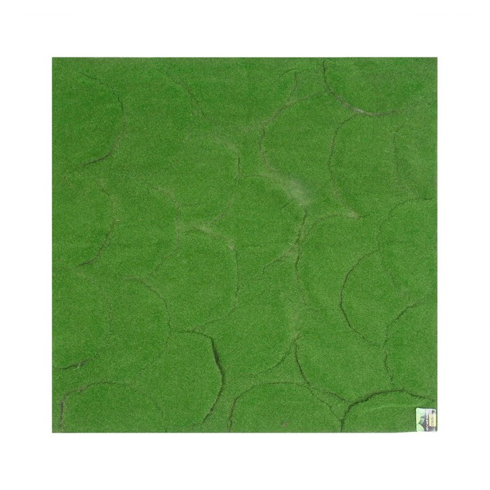 Мох искусственный, декоративный, полотно 1 × 1 м, рельефный, горный, зелёный - фото 798846706