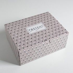 Коробка сборная Present, 30 × 23 × 12 см