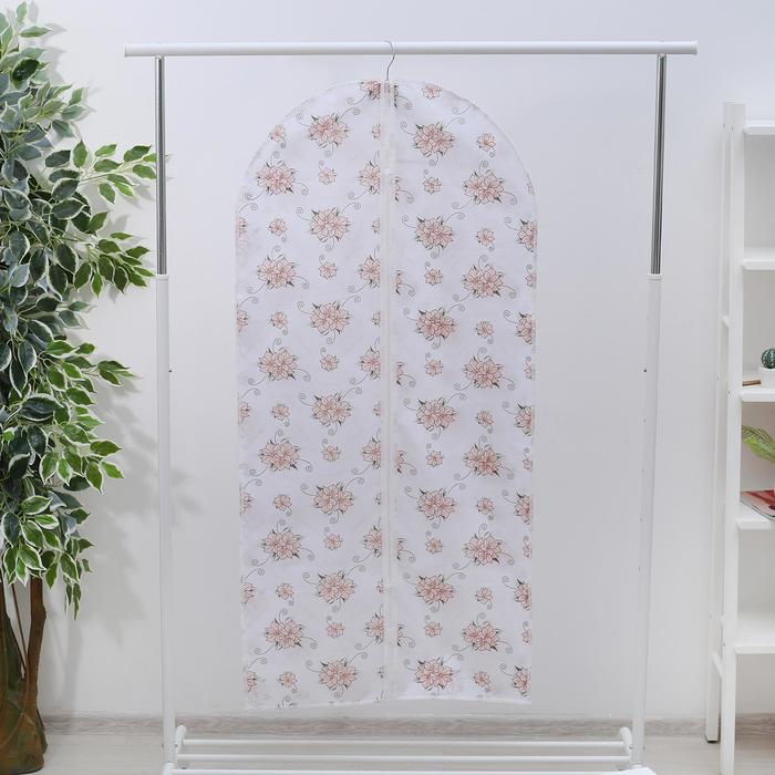 Чехол для одежды Доляна, 60×137 см, спанбонд, цвет МИКС