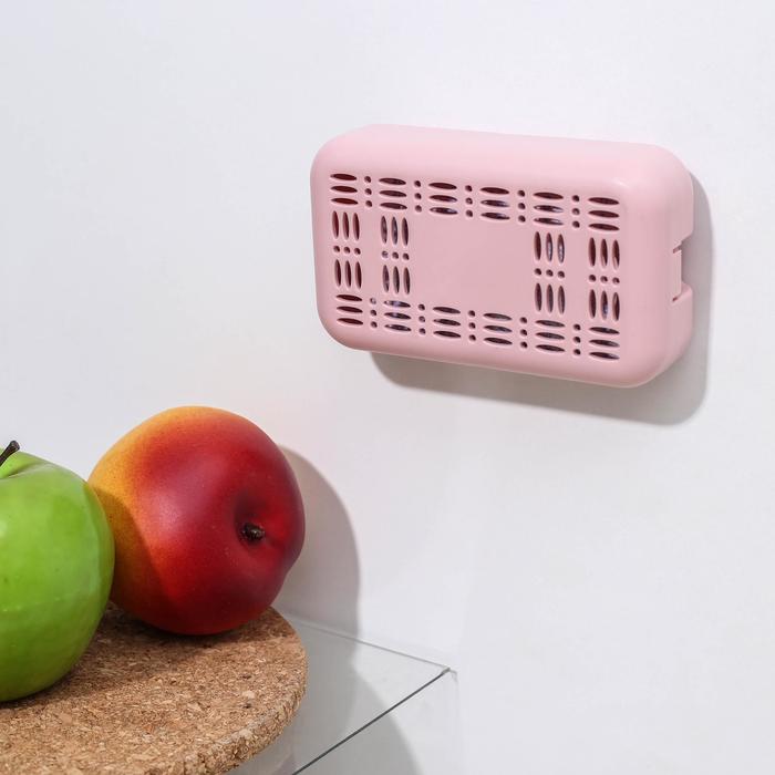 Поглотитель запаха для холодильника, 12×7×3 см, цвет МИКС