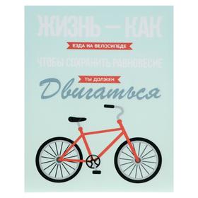 Картина на холсте "Жизнь - как велосипед" 38х48 см в Донецке