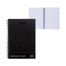 Notebook A5 80l cl on the ridge ErichKrause MEGAPOLIS, region chalk cards, twin-lacquer, bl ofs 49809