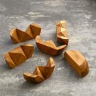 Головоломка из дерева "Шарик" 6 частей 7х7х7 см - фото 799066737