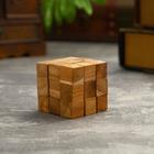 Головоломка из дерева "Куб" 6,5х6,5х6,5 см - фото 107505393