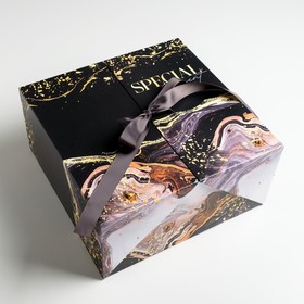 Коробка подарочная Gift МИКС, 29,5 × 29,5 × 14,5 см