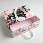 Коробка подарочная «Цветочная», 30 × 22 × 10 см - фото 797258941