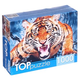 Пазлы «Грозный тигр», 1000 элементов