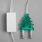 Гирлянда «Нить» 2 м с насадками «Снежинка матовая», IP20, прозрачная нить, 36 LED, свечение мульти (RG/RB), мигание, 220 В 5148895