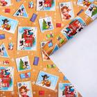 Glossy packaging paper "Brands", 70 × 100 cm Glossy packaging paper "Brands", 70 × 100 cm