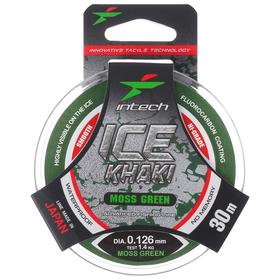 Леска Intech Ice Khaki moss green 0,126, 30 м