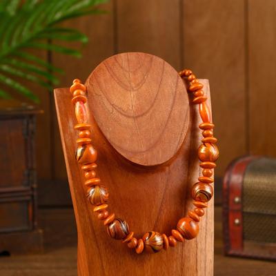 Beads "Semarang" wood 17x2x25 cm