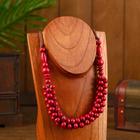 Beads "Malang" wood 17x2x25 cm