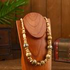 Beads "Makassar" wood 17x2x25 cm
