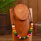 Beads "Jakarta" wood 17x1, 5x25 cm MIX
