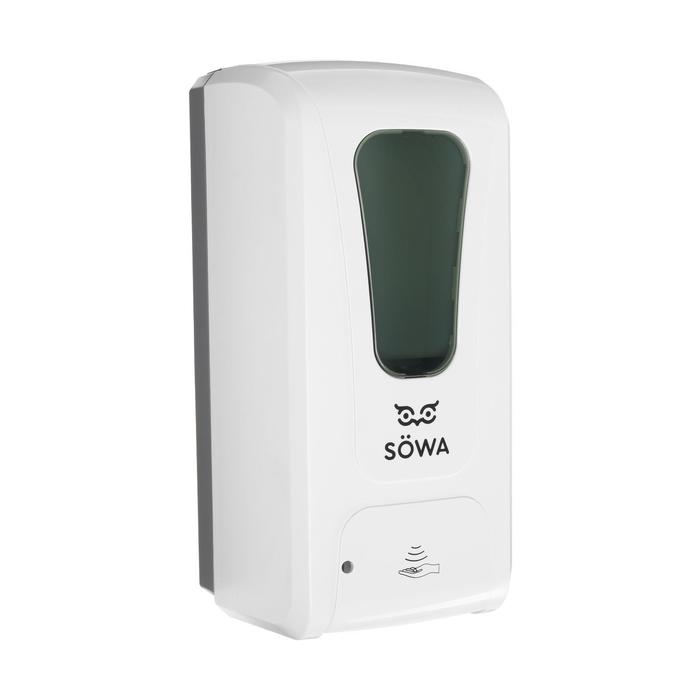 Дозатор бесконтактный Sowa Clean A1s, для антисептика, распыление, 1 л, 4хR14/220 В - фото 759021
