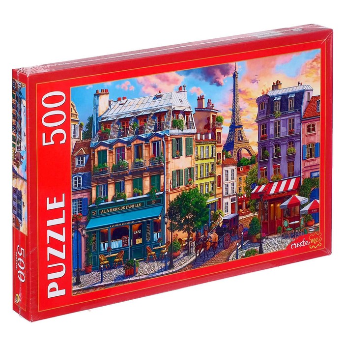 Пазлы «Парижская улица», 500 элементов