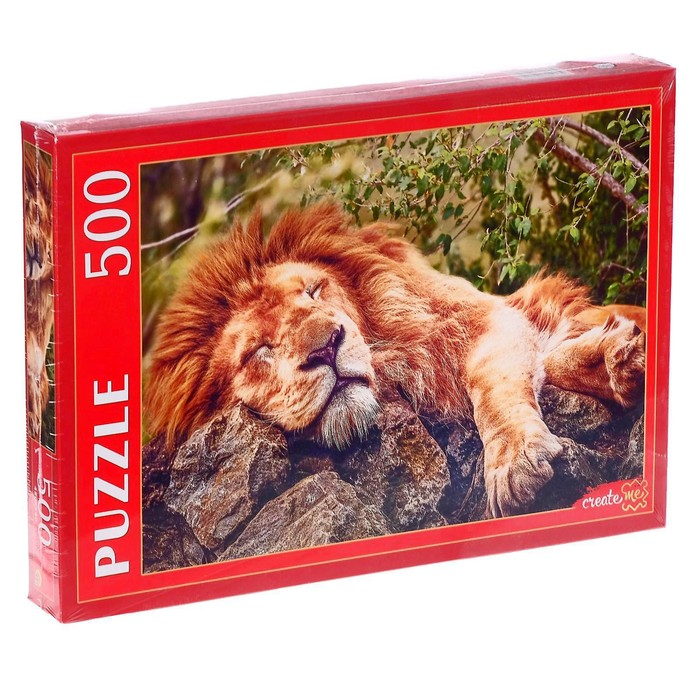 Пазлы «Спящий лев», 500 элементов