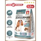 Сухой корм  Zoogurman Urban Life для собак  малых и средних пород, индейка, 1.2 кг - фото 6774488