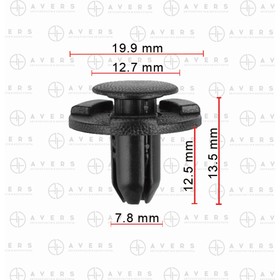 Клипса Mazda L33X13209 4872444