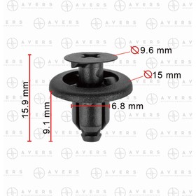 Клипса Subaru 46064AE000 4872509