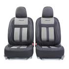 Накидки для передних сидений CUSHION COMFORT, эко-хлопок, 5 мм поролон, 3D крой, большой поясничный упор, 4 предмета, открытая спинка, закрытые торцы, 2 подголовника, AIRBAG черно-серый 5477344 Накидки для передних сидений CUSHION COMFORT, эко-хлопок, 5 мм поролон, 3D крой, большой поясничный упор, 4 предмета, открытая спинка, закрытые торцы, 2 подголовника, AIRBAG черно-серый 5477344