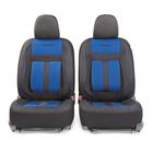Накидки для передних сидений CUSHION COMFORT, эко-хлопок, 5 мм поролон, 3D крой, большой поясничный упор, 4 предмета, открытая спинка, закрытые торцы, 2 подголовника, AIRBAG черно-синий 5477345 Накидки для передних сидений CUSHION COMFORT, эко-хлопок, 5 мм поролон, 3D крой, большой поясничный упор, 4 предмета, открытая спинка, закрытые торцы, 2 подголовника, AIRBAG черно-синий 5477345