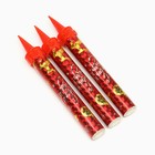 Набор тортовых свечей "Праздничные фонтаны.С Новым Годом!", 12,5 см, 3 шт 4717222