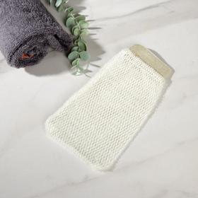 Washcloth-mitten massage, 22x12 cm