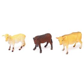 Набор животных «Фермерское хозяйство», 3 фигурки