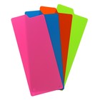 Sheet divider 240*100mm, 12 sheets Office-2020 without indexing, color, plastic