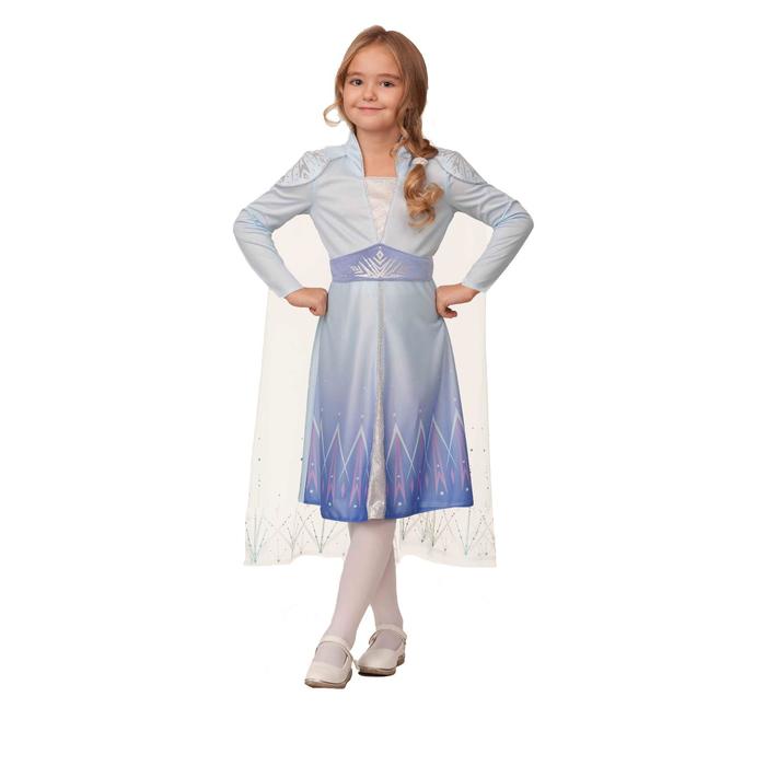 Карнавальный костюм «Эльза 2», платье, р. 36, рост 140 см - фото 1006741