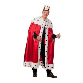 Карнавальный костюм «Король», накидка, корона, р. 50