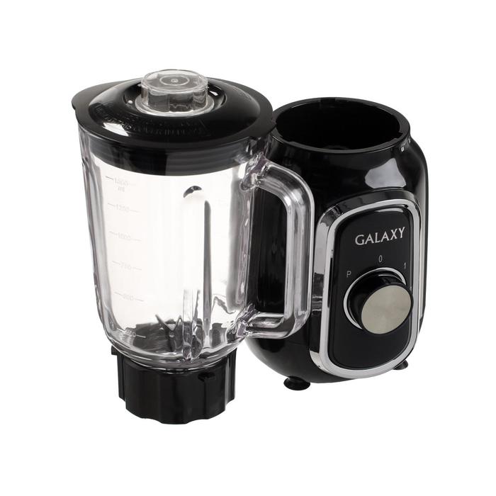 Блендер Galaxy GL 2158, 550 Вт, стационарный, чаша 1.5 л, кофемолка, чёрный - фото 47372