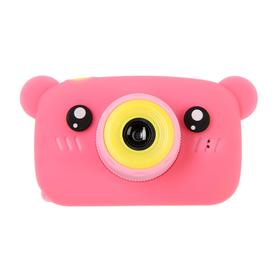 Детский цифровой фотоаппарат KIDS Fun Camera Bear "Мишка", модель 1252682, розовый 5402503