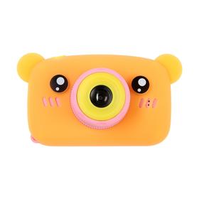 Детский цифровой фотоаппарат KIDS Fun Camera Bear "Мишка", модель 1252682, оранжевый 5402505