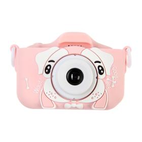 Детский цифровой фотоаппарат Cartoon Digital Camera Puppy "Собачка", модель 3515168, розовый 5402511