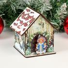 Toy for Christmas tree "House" with Santa Claus, mix, 9x6, 5x6, 5cm
