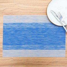 Салфетка кухонная «Космос», 45x30 см, цвет синий