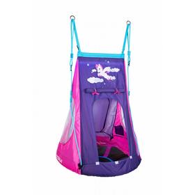 Качели-гнездо с палаткой Pony LED, 90, цвет фиолетовый
