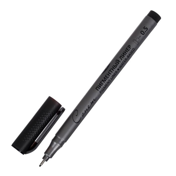 Ручка капиллярная для черчения ЗХК "Сонет" линер 0.5 мм чёрный 2341648 - фото 3728304