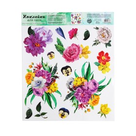 Vinyl sticker "Spring romance", interior, without glue, 30 x 35 cm