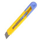Stationery knife 18mm plastic retainer MIX in a blister